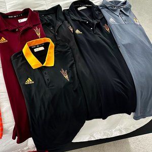 Authentic ASU Adidas polo shirts for golfing or casual wear
